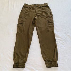 ANTHROPOLOGIE Elevensies Green Cargo Pants